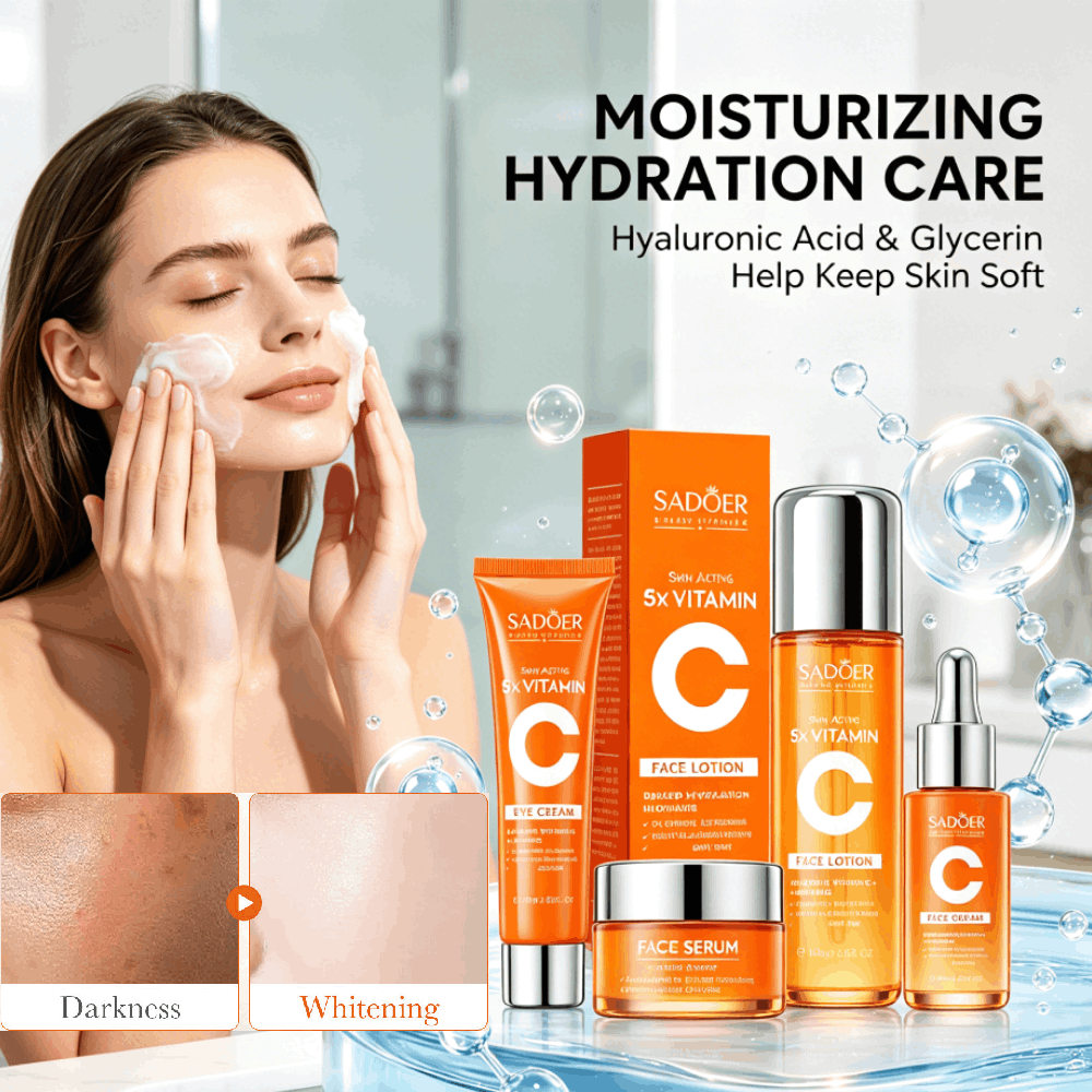 Skincare Glad2Glow - Sadoer 5x Vitamin C Cilt Bakım
