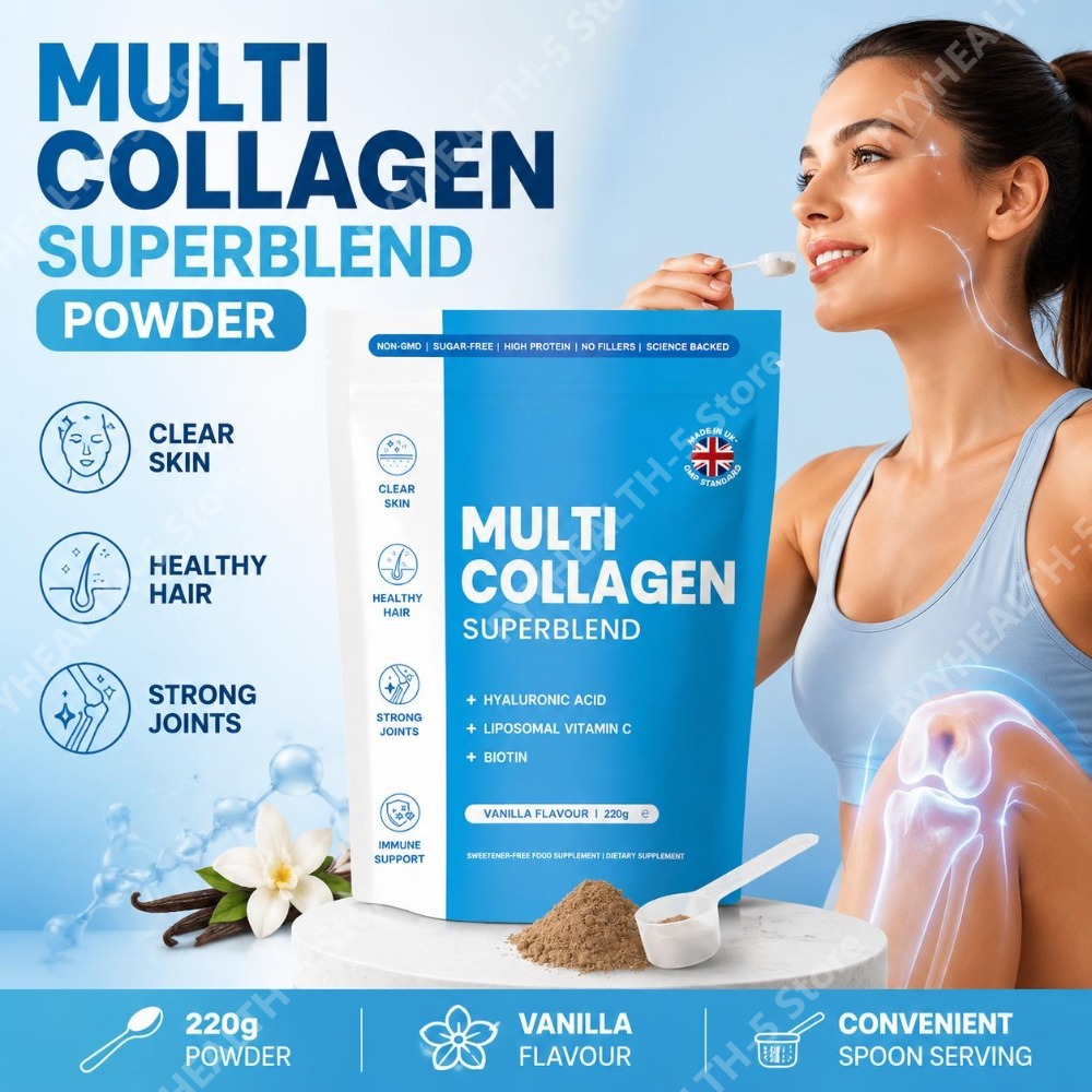 Vitamin C Powder - Hyaluronik Asit, Liposomal C Vitamini ve