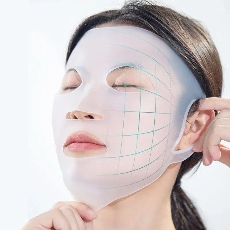 Skincare Viral Tiktok - 3D Silikon Maske Yüz Kadın Cilt