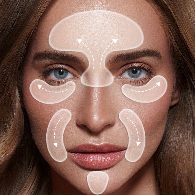 Skincare Qv - 6 adet yeniden kullanılabilir silikon kırışıklık