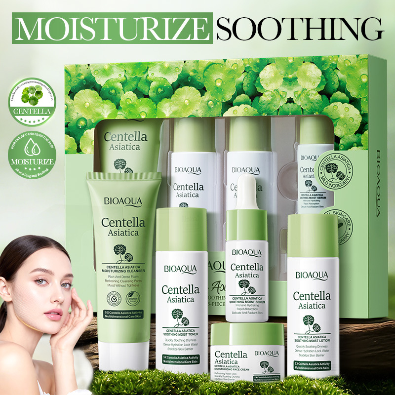 Skincare Glad2Glow - 5 adet/takım BIOAQUA Centella Asiatica Cilt