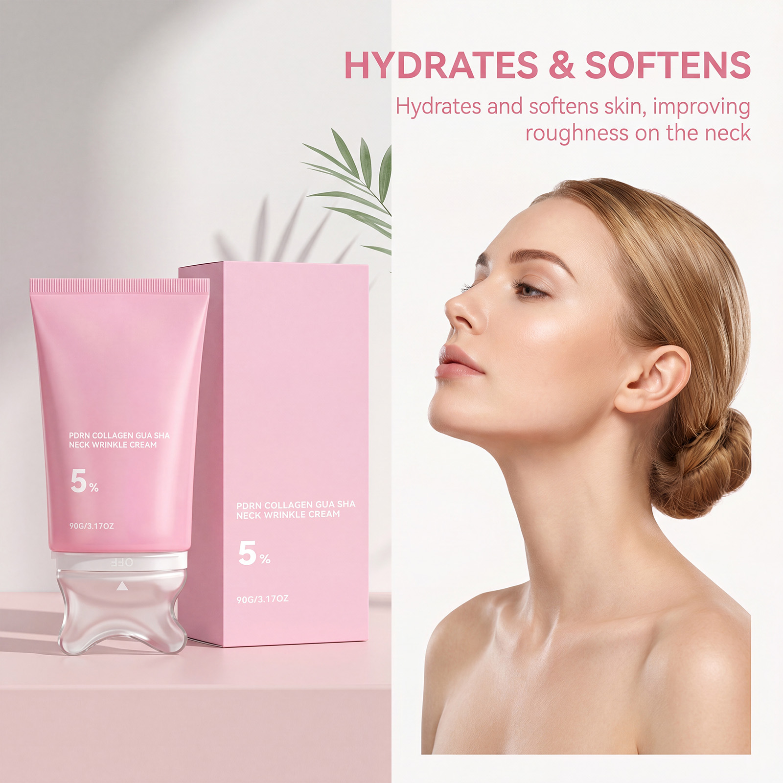 Skincare Glad2Glow - Kolajen Boyun Kremi Masajı Boyun İnce