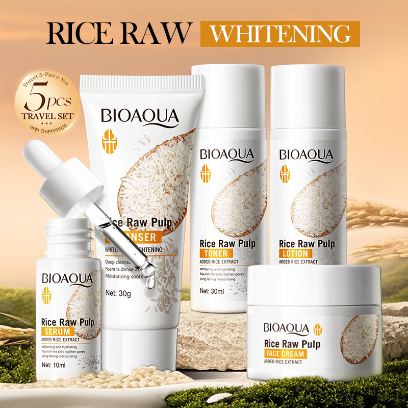 Skincare Glad2Glow - Pirinç Püresi Cilt Bakım Seti ve