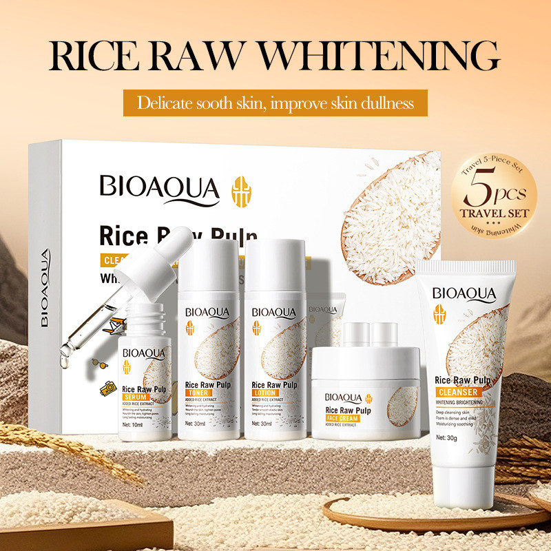5 adet BIOAOUA Pirinç Ham Beya - Skincare Glad2Glow incelemesi ve fiyatı